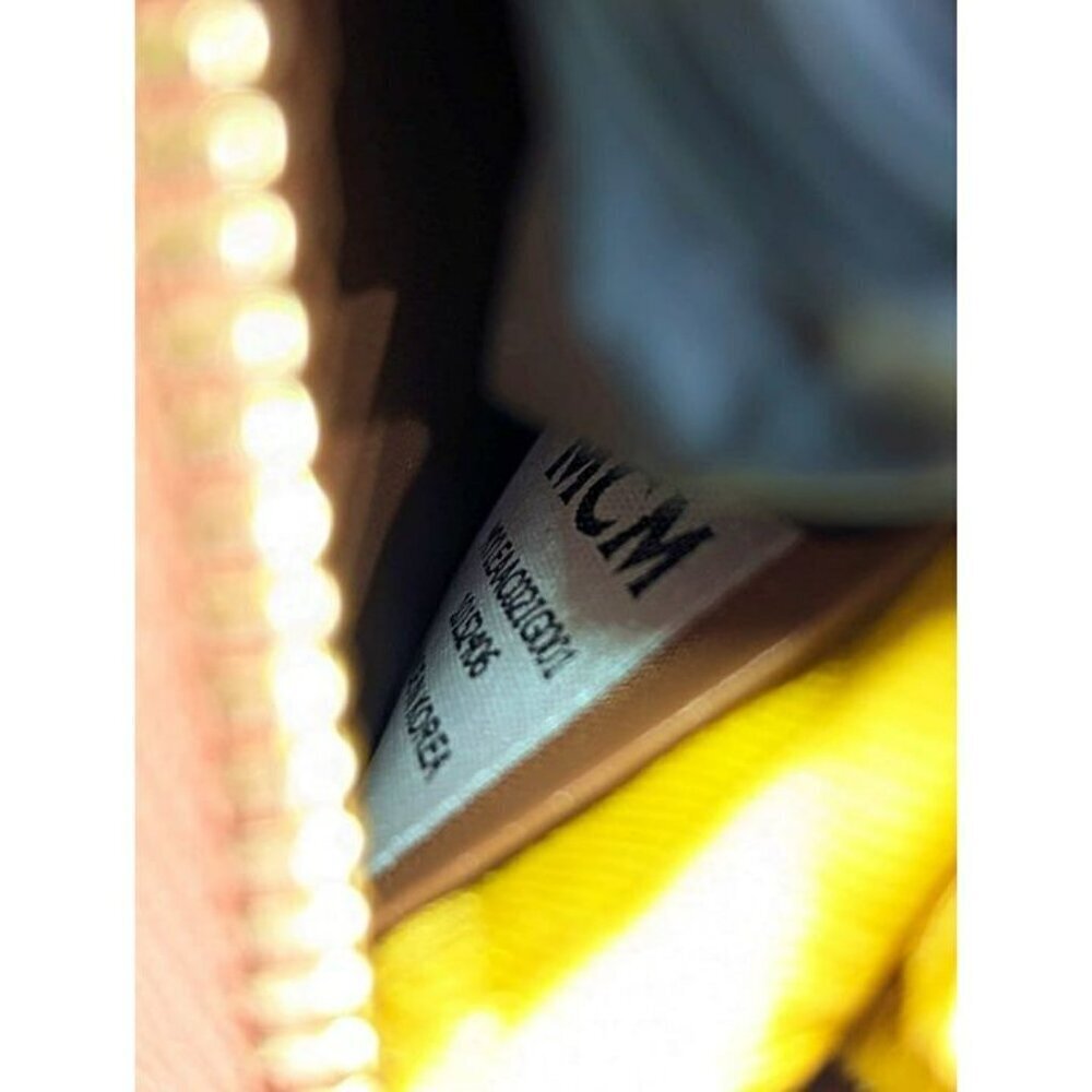 MCM Himmel Zip Around Fabric Logo Wallet (MSRP $310) - Picture 6 of 6